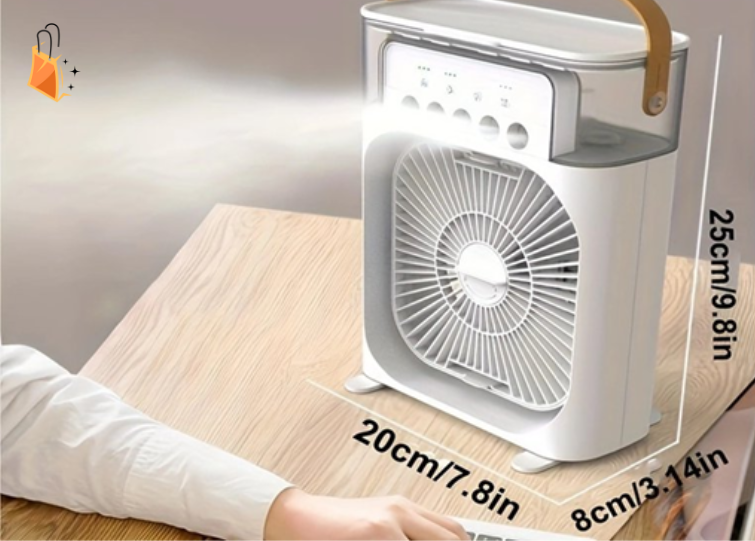 Mini Ventilador Humidificador 3 en 1