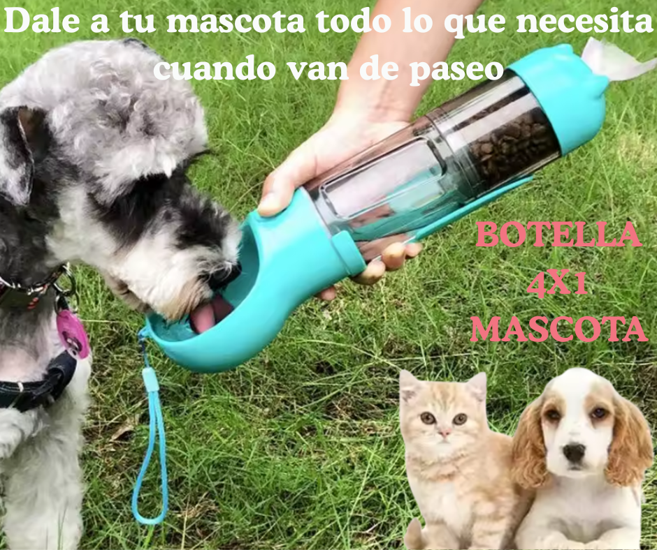 Botella 4x1 Mascota