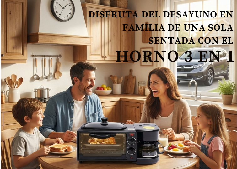 HORNO DESAYUNO 3 EN 1