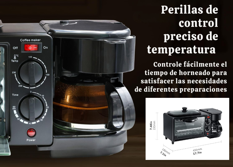 HORNO DESAYUNO 3 EN 1